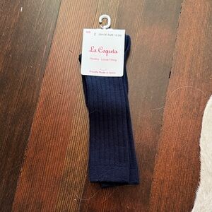 La Coqueta Kids' Navy Socks